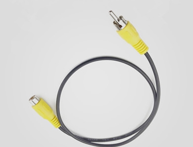 RCA公對母汽車音響線音視頻線 