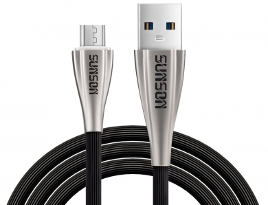 齒紋數據線 TPE 鋅合金外殼